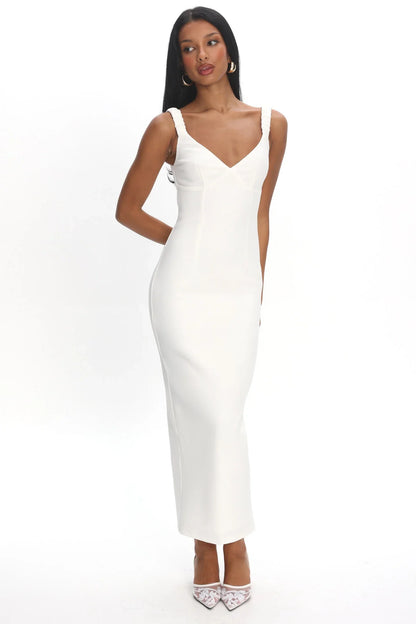 Eala Maxi Dress Off White