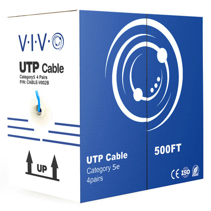 Blue 500ft Cat5e Ethernet Cable