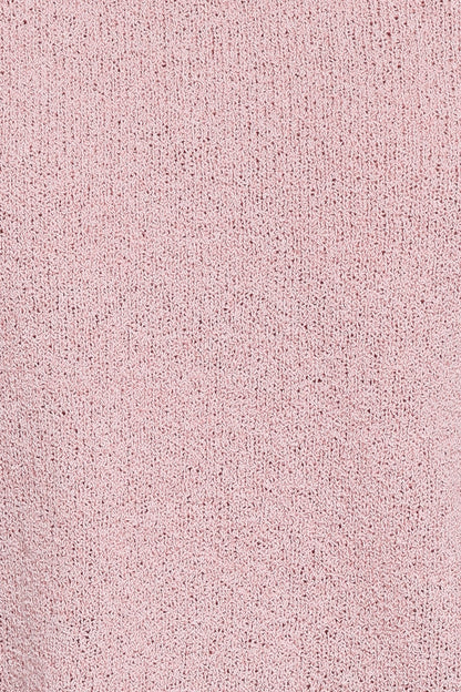 Ardena Boucle Knit Top - Pink
