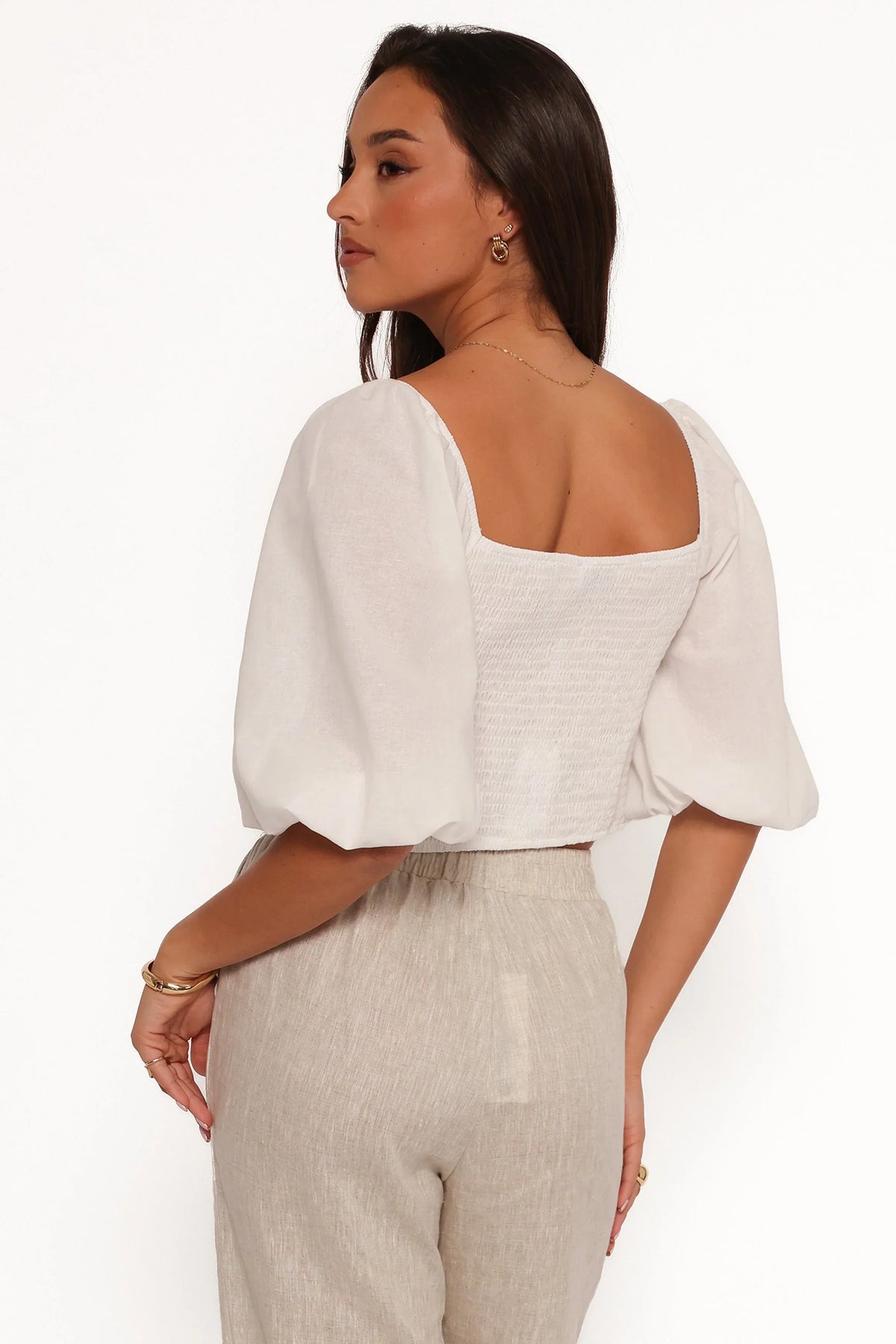 Celine Top - White