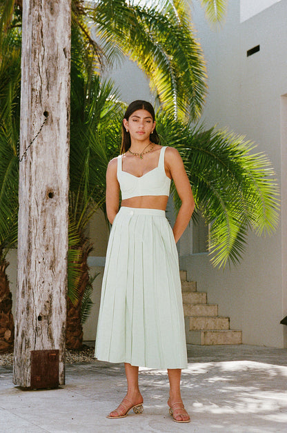 SAMPLE-Dien Top - Green