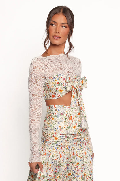 Dara Top - Garden Floral