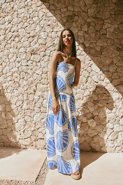 SAMPLE-Bette Dress - Seashell