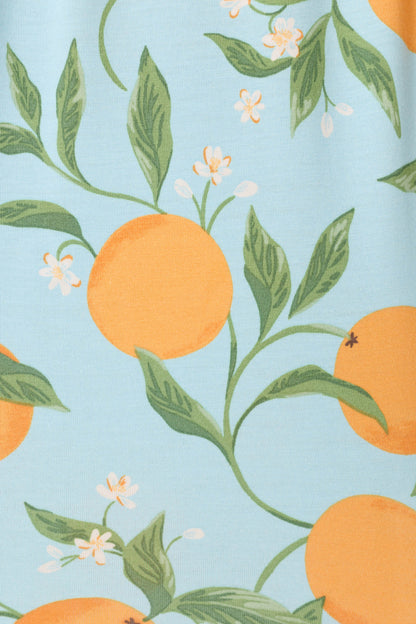 Citrus Dreams Morning Squeeze Long 3-Piece PJ Set