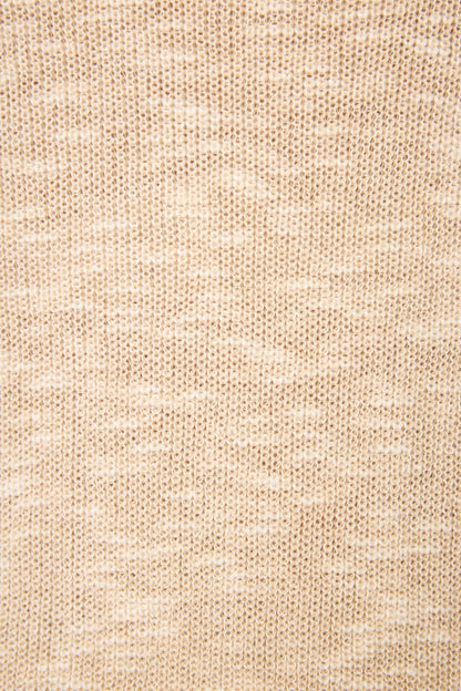 Cozy Up Cotton Heather Sand Cardigan
