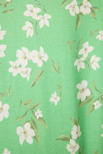 C'est La Vie Floral Print Open Leg Pants