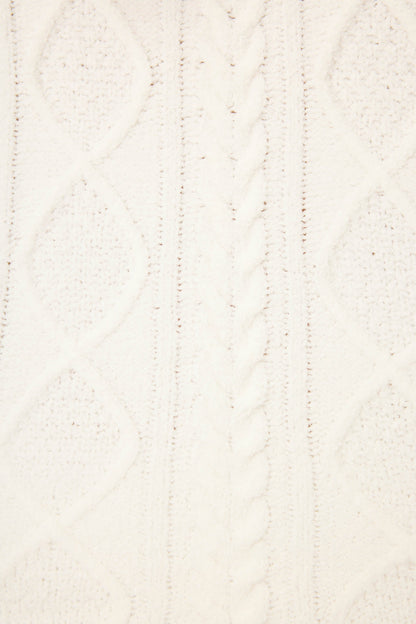 Chenille Cable Knit Slippers