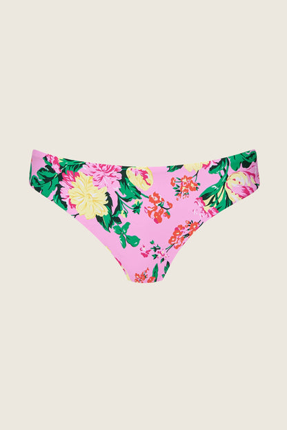 PJS x PQ Swim Dahlia Basic Ruched Bottom