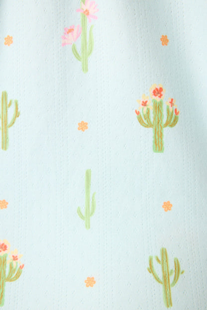 Feelin' Prickly Cactus Blooms 3-Piece Short PJ Set