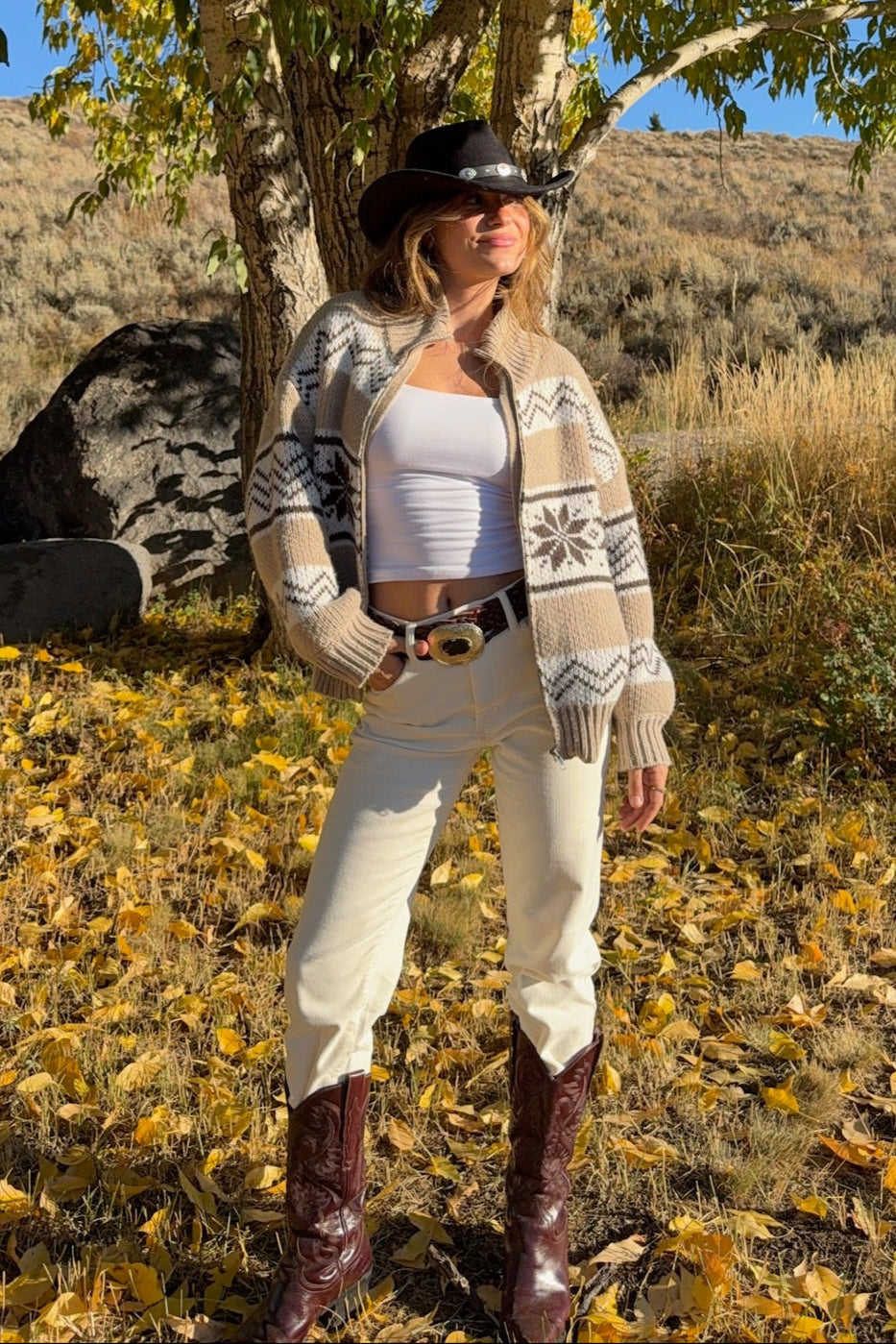 Jackson Hole Zip Up Sweater