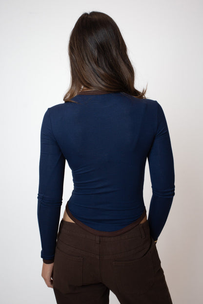 Kai Long Sleeve in Navy