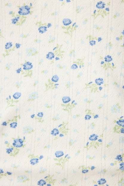 More Amour Ditsy Floral Pointelle PJ Set