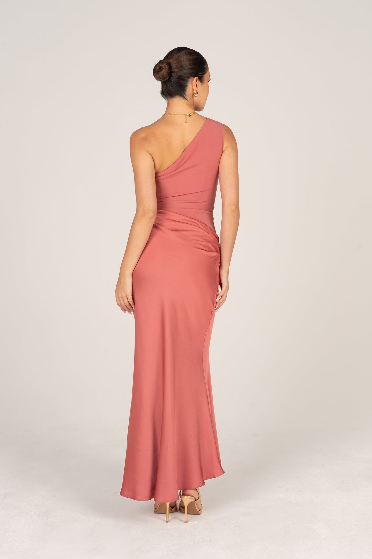 Mackenzie One-Shoulder Midi Dress