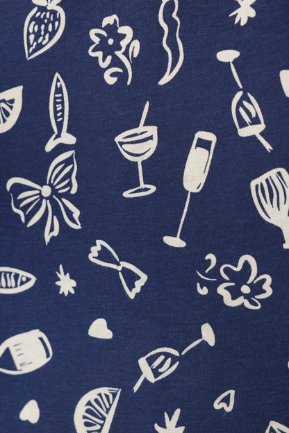 Playful Prints Al Fresco Bistro Long PJ Set
