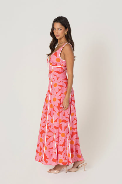 Quinley Print Sleeveless Maxi Dress