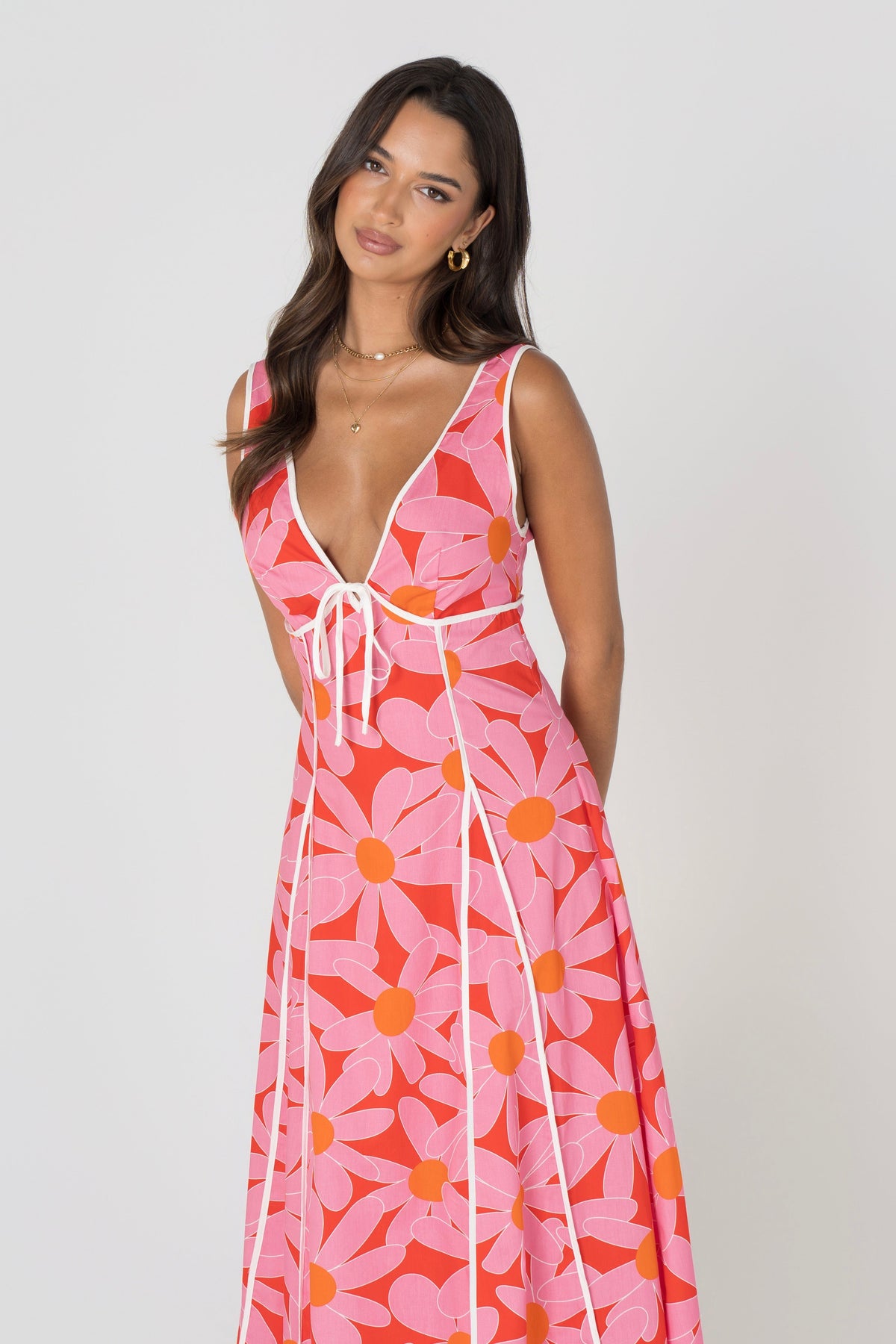 Quinley Print Sleeveless Maxi Dress