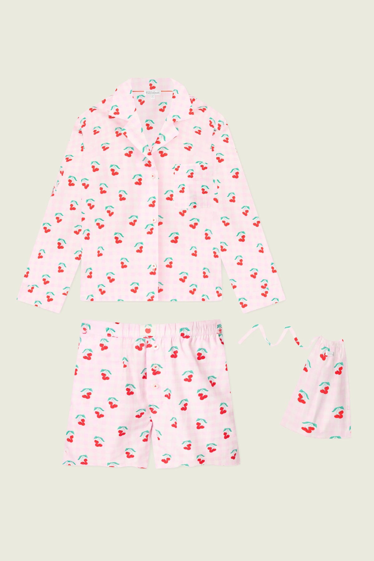 Afterparty Poplin Oh Cherry Short PJ Set