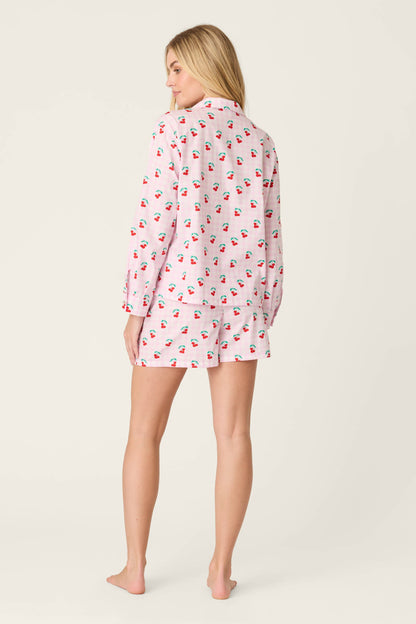 Afterparty Poplin Oh Cherry Short PJ Set
