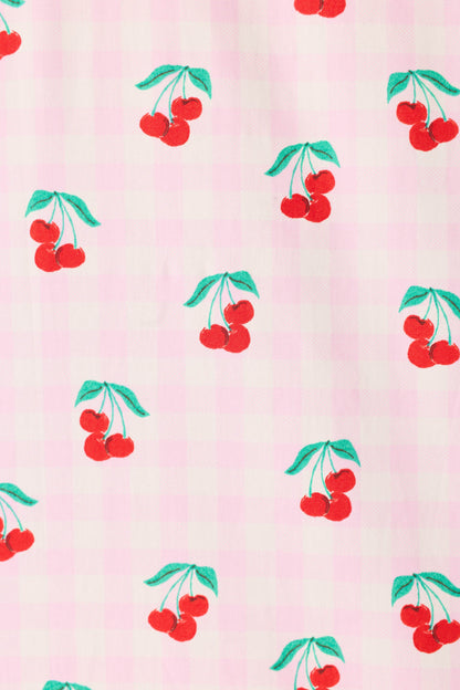 Afterparty Poplin Oh Cherry Short PJ Set