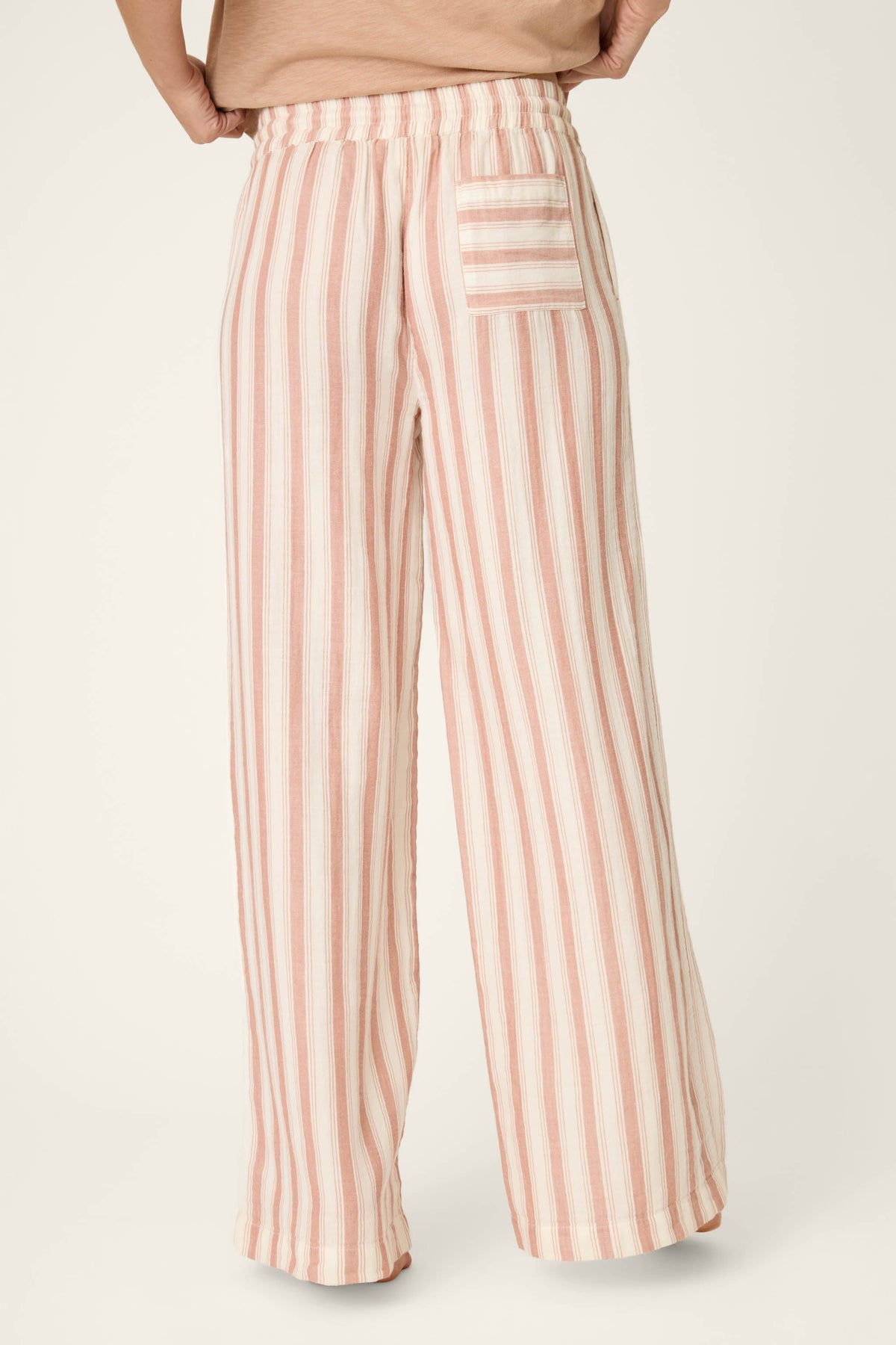 Breeze By The Sea Suntan Stripe Pants