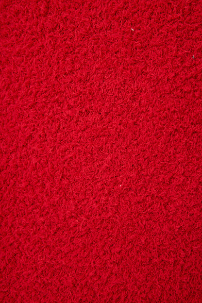 Bundle Up Boucle Red Cardigan