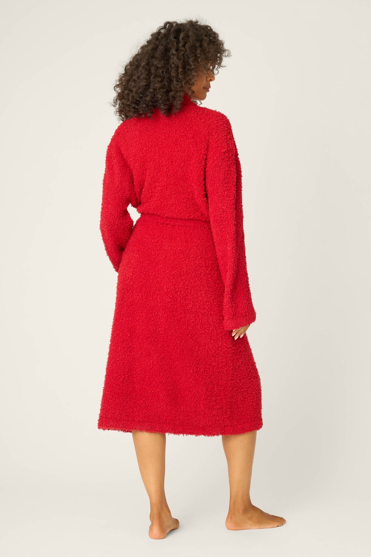 Bundle Up Boucle Red Robe