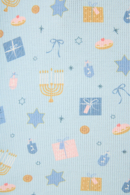 Boyfriend Boxer Hanukkah Print Shorts Set