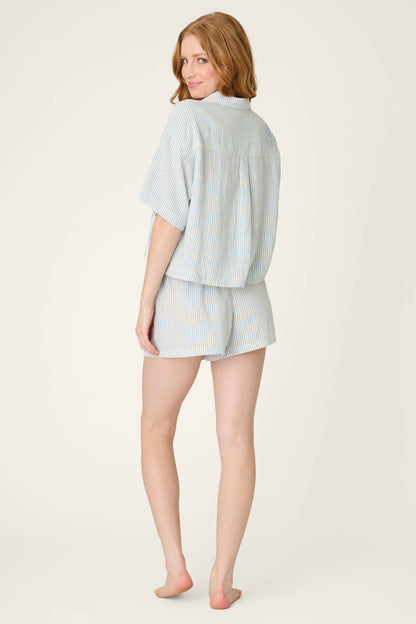 Ciao Babe Blue Riviera Short Set