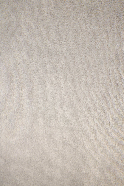 Luxe Plush Solid Frost Gray Robe