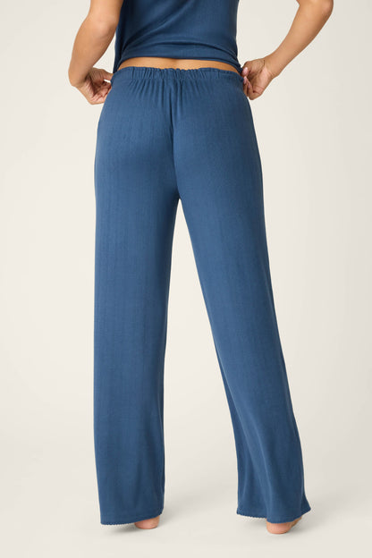 Pointelle Essentials Deep Sea Open Leg Pants
