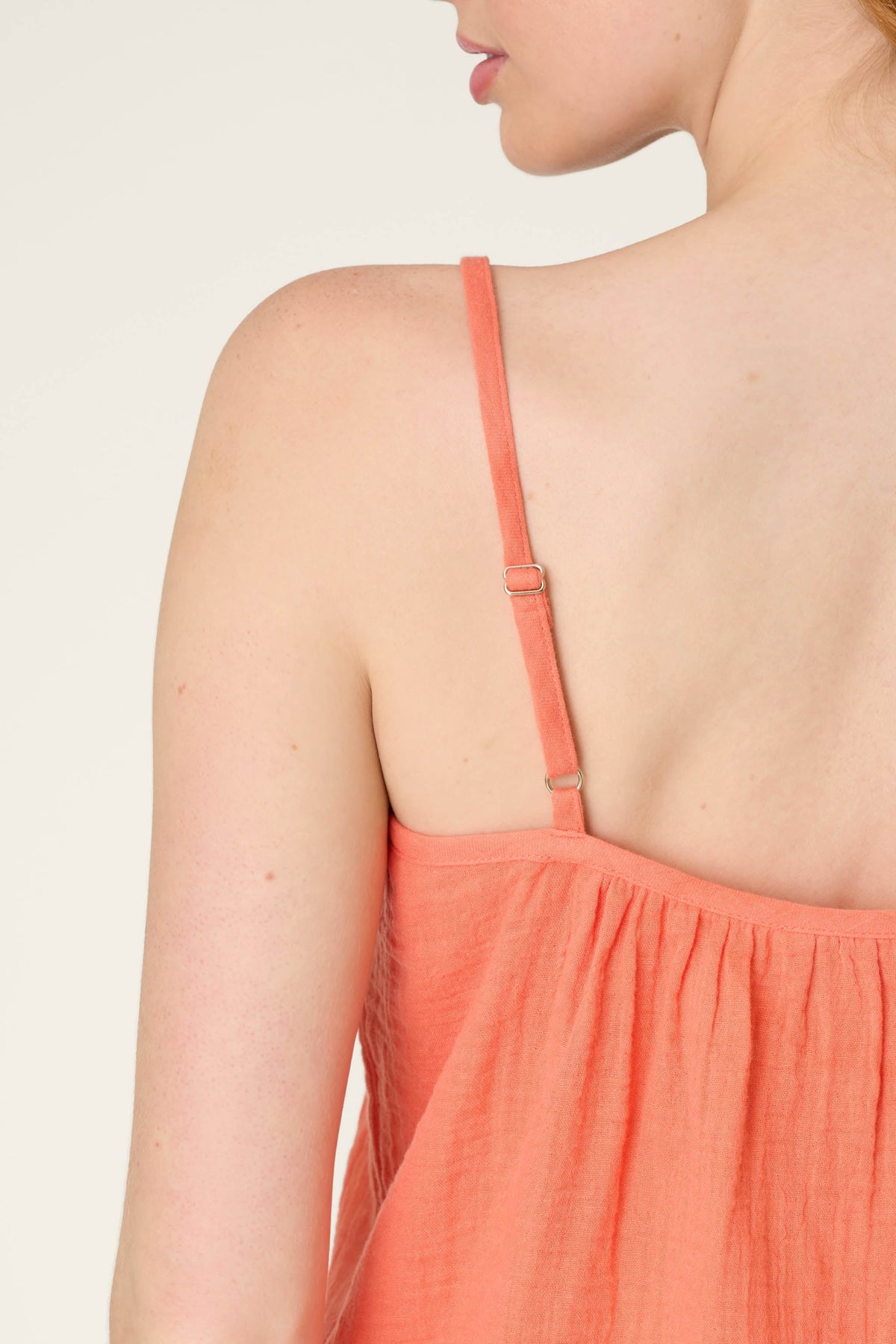 Sea You in Capri Hot Coral Cami