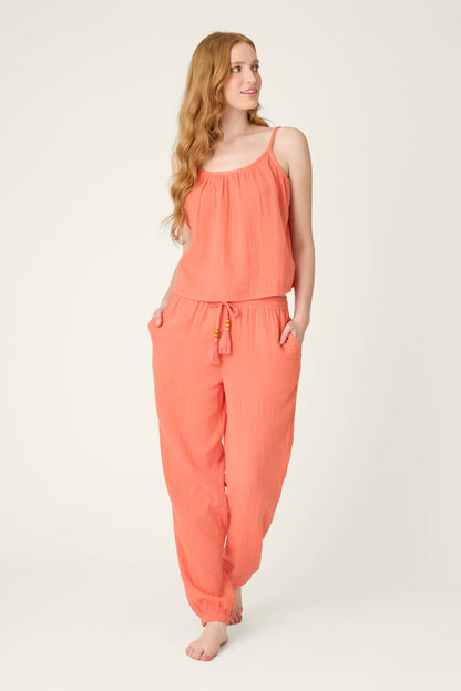 Sea You in Capri Hot Coral Pants