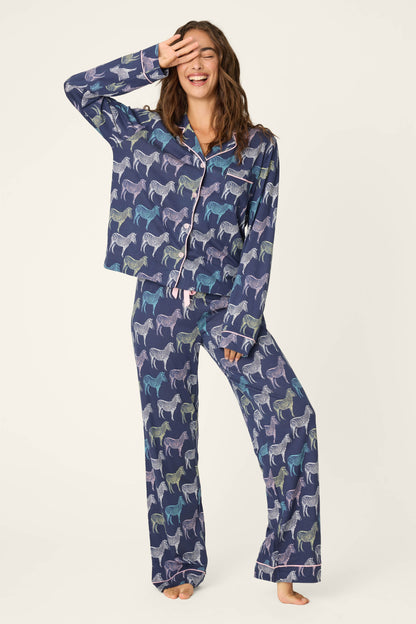 Whimsy Technicolor Safari PJ Set