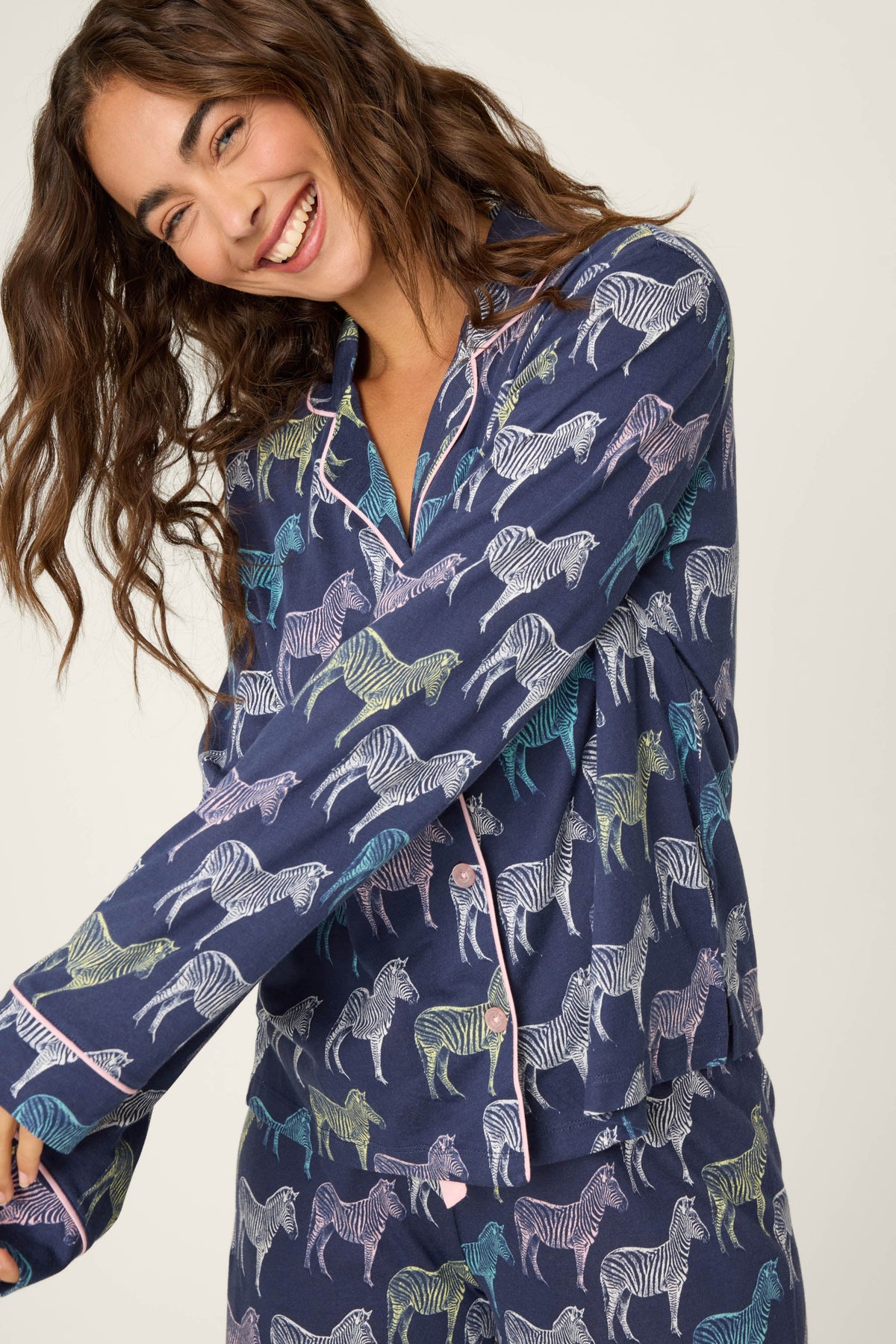 Whimsy Technicolor Safari PJ Set