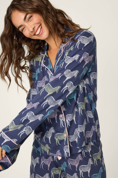Whimsy Technicolor Safari PJ Set