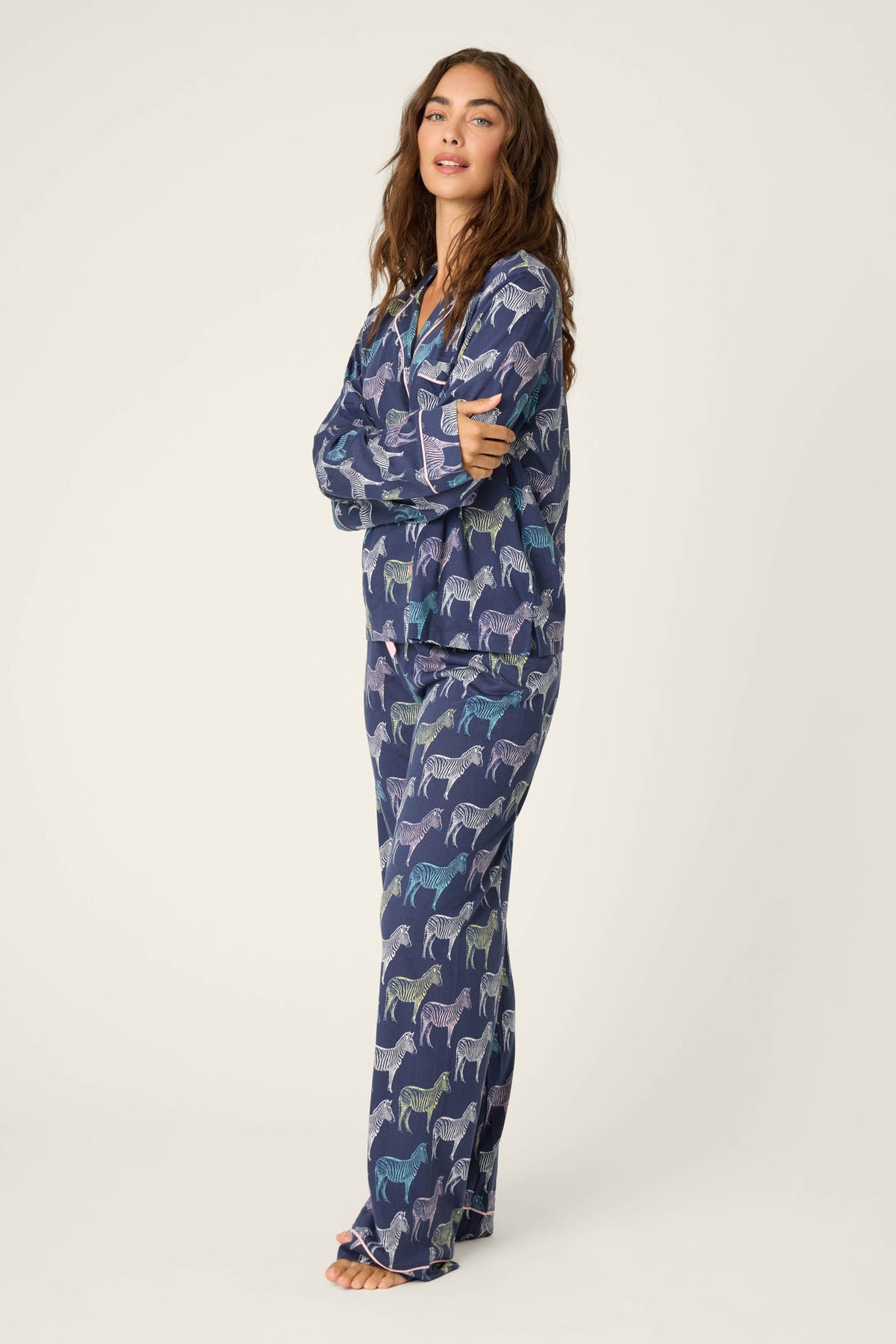Whimsy Technicolor Safari PJ Set