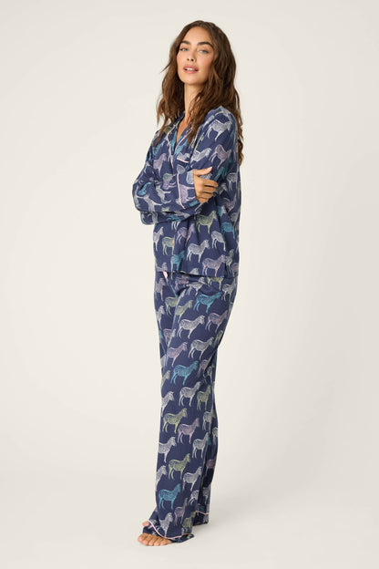 Whimsy Technicolor Safari PJ Set