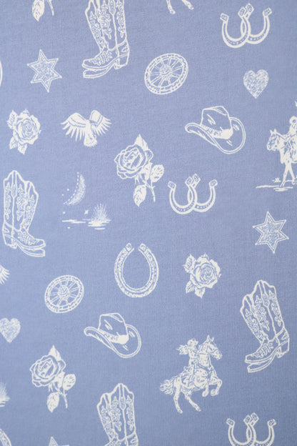 Whimsy Lone Star Love Cropped PJ Set