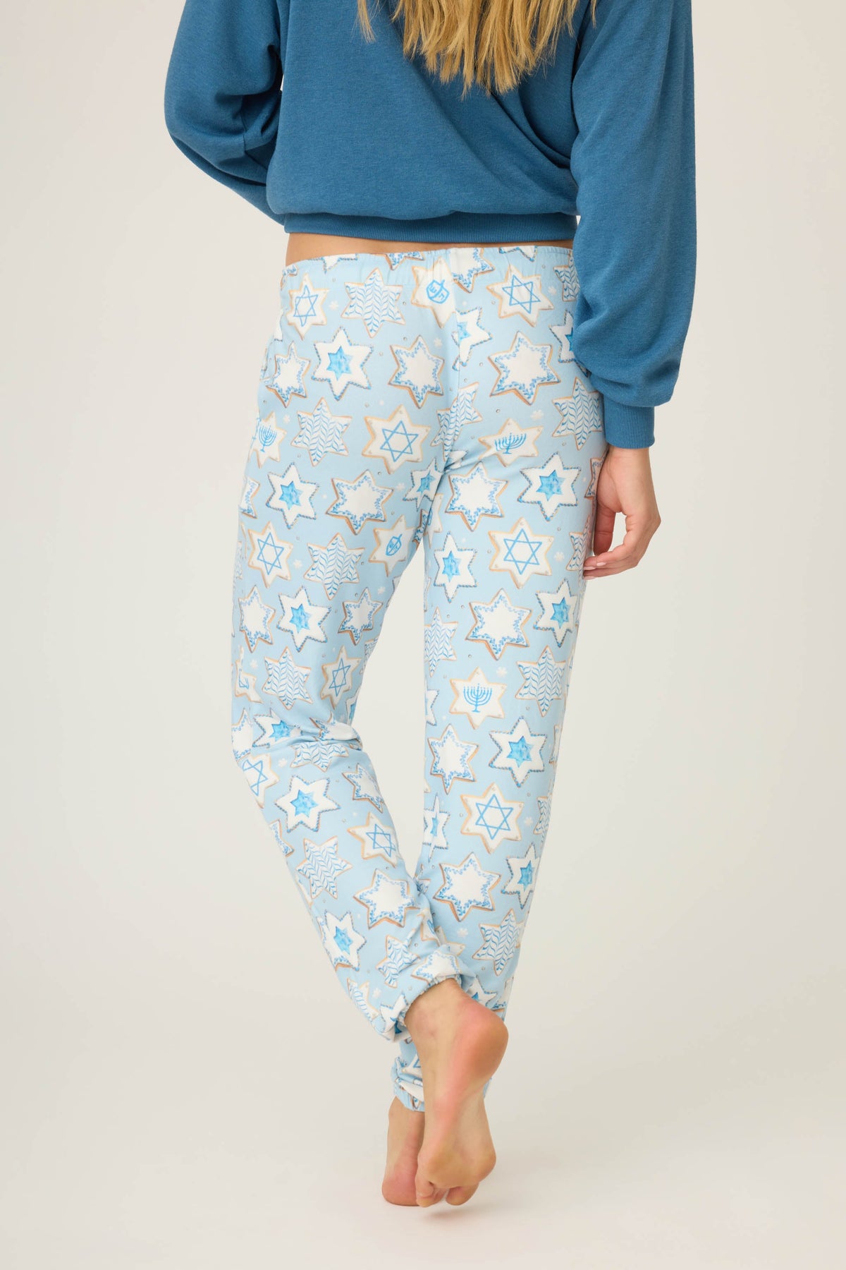 You Had Me At Shalom Cookie Print Banded Pants