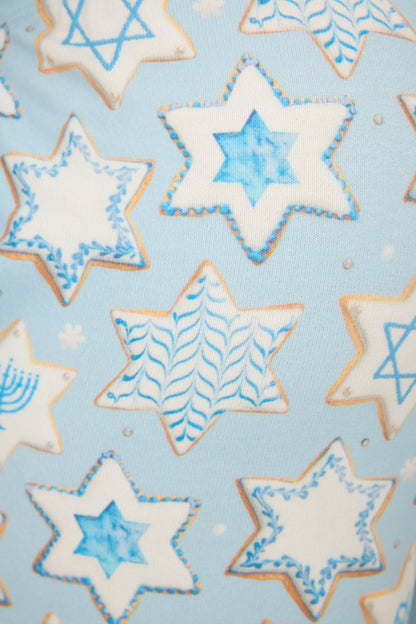 You Had Me At Shalom Cookie Print Banded Pants