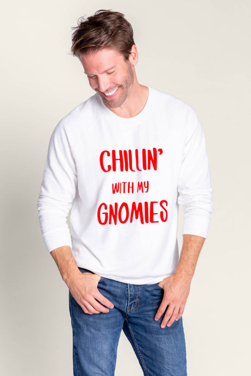 Chillin With My Gnomies Men's Long Sleeve Top