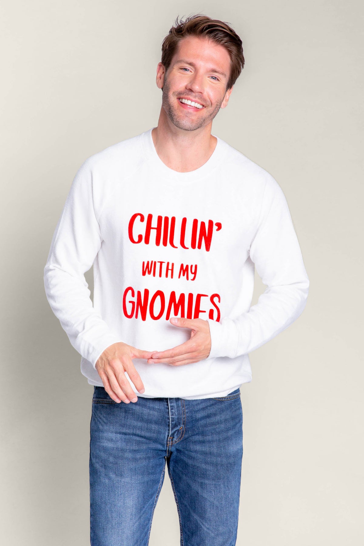 Chillin With My Gnomies Men's Long Sleeve Top