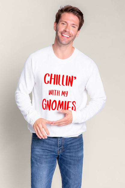 Chillin With My Gnomies Men's Long Sleeve Top