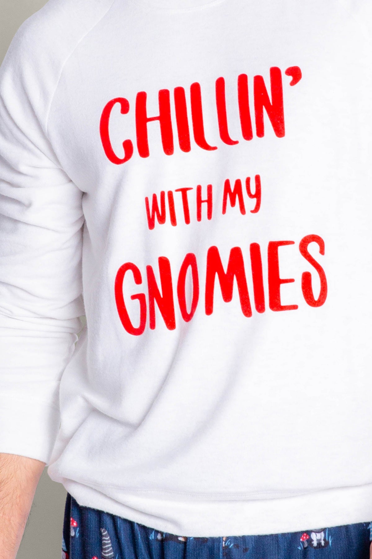 Chillin With My Gnomies Men's Long Sleeve Top