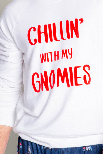 Chillin With My Gnomies Men's Long Sleeve Top