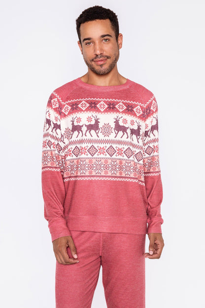Family Fair Isle Men's Long Sleeve Top