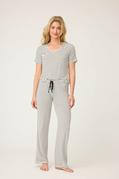 Modal Basics Striped PJ Pant