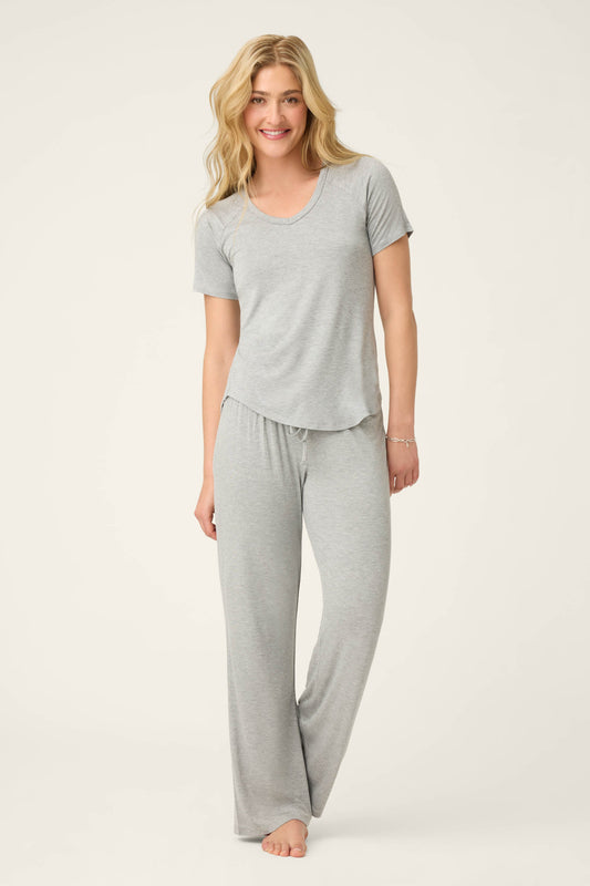 Modal Basics Heather Grey PJ Set