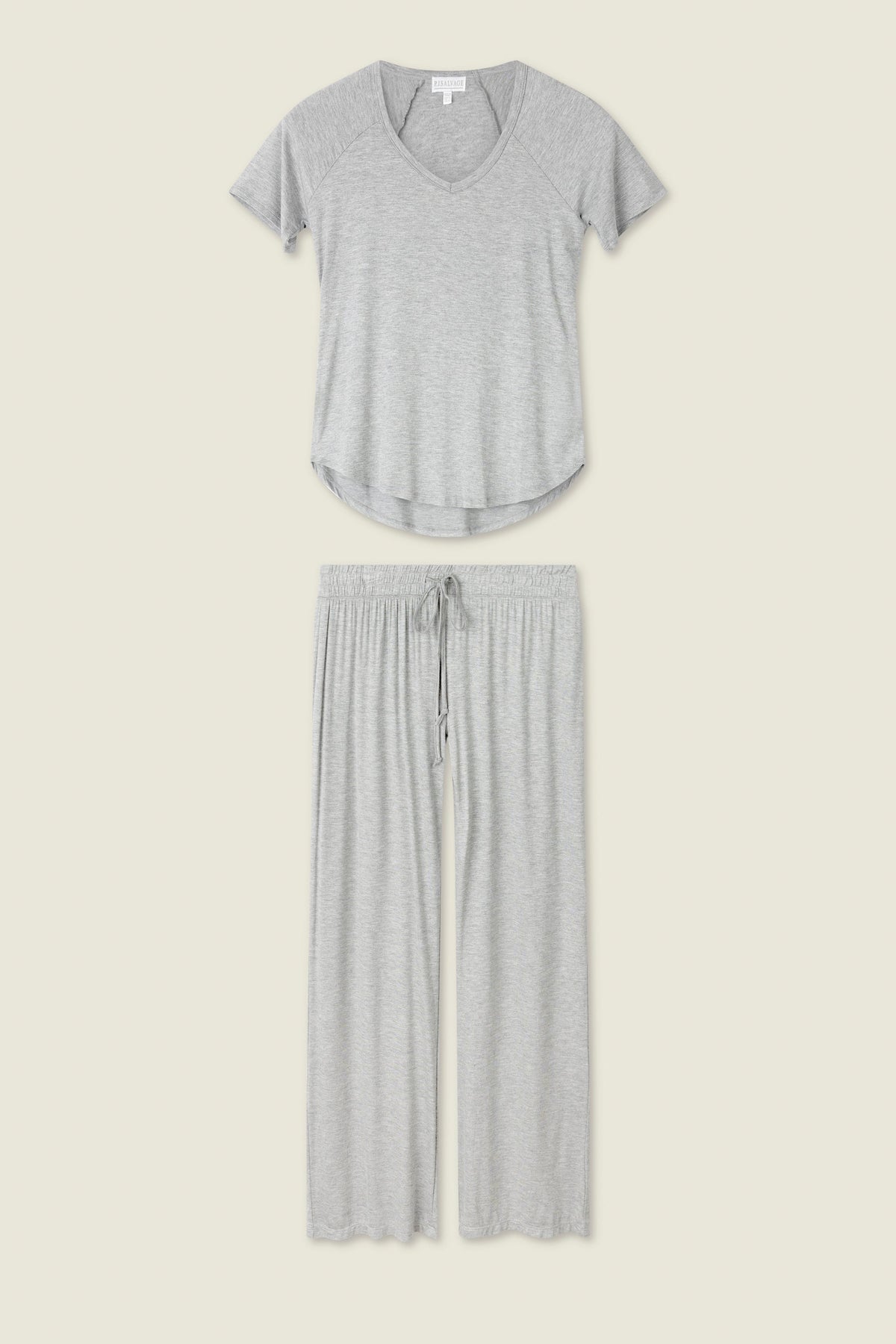 Modal Basics Heather Grey PJ Set