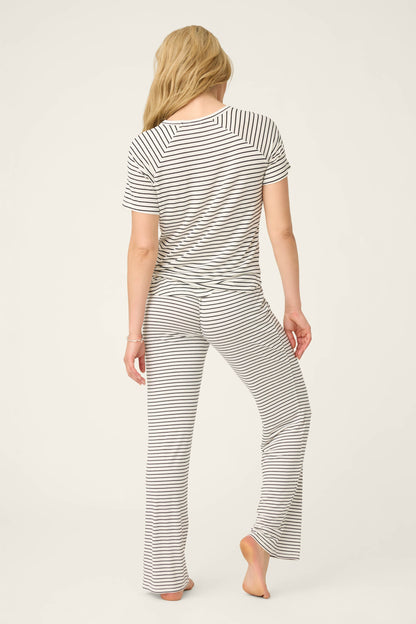 Modal Basics Striped PJ Set